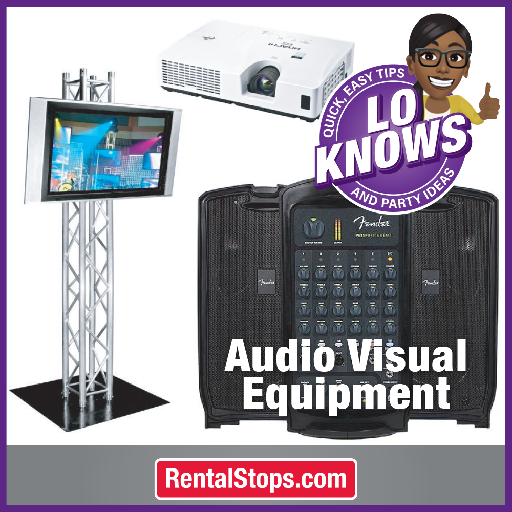Lo Knows : Audio Visual Equipment | Blog for Rental Stop, Party Rental ...