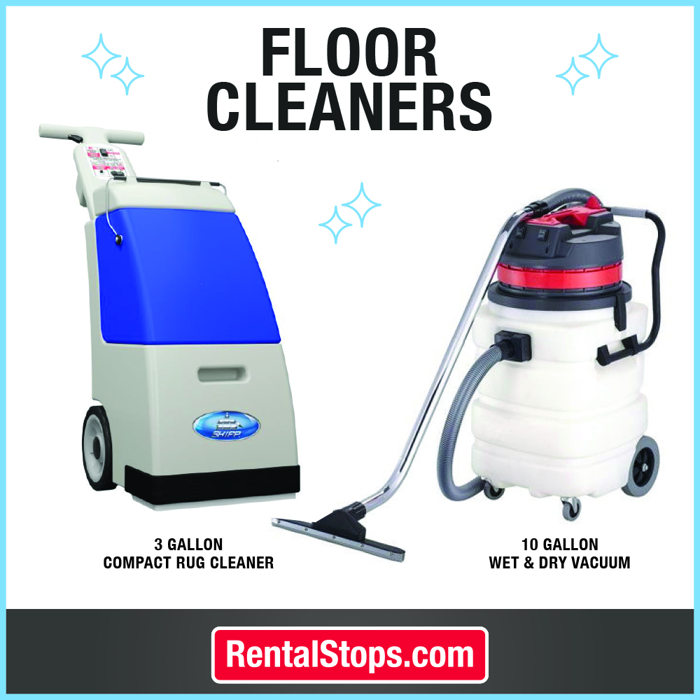 Floor Cleaners Blog for Rental Stop, Party Rental Store & Equipment Rental Store serving