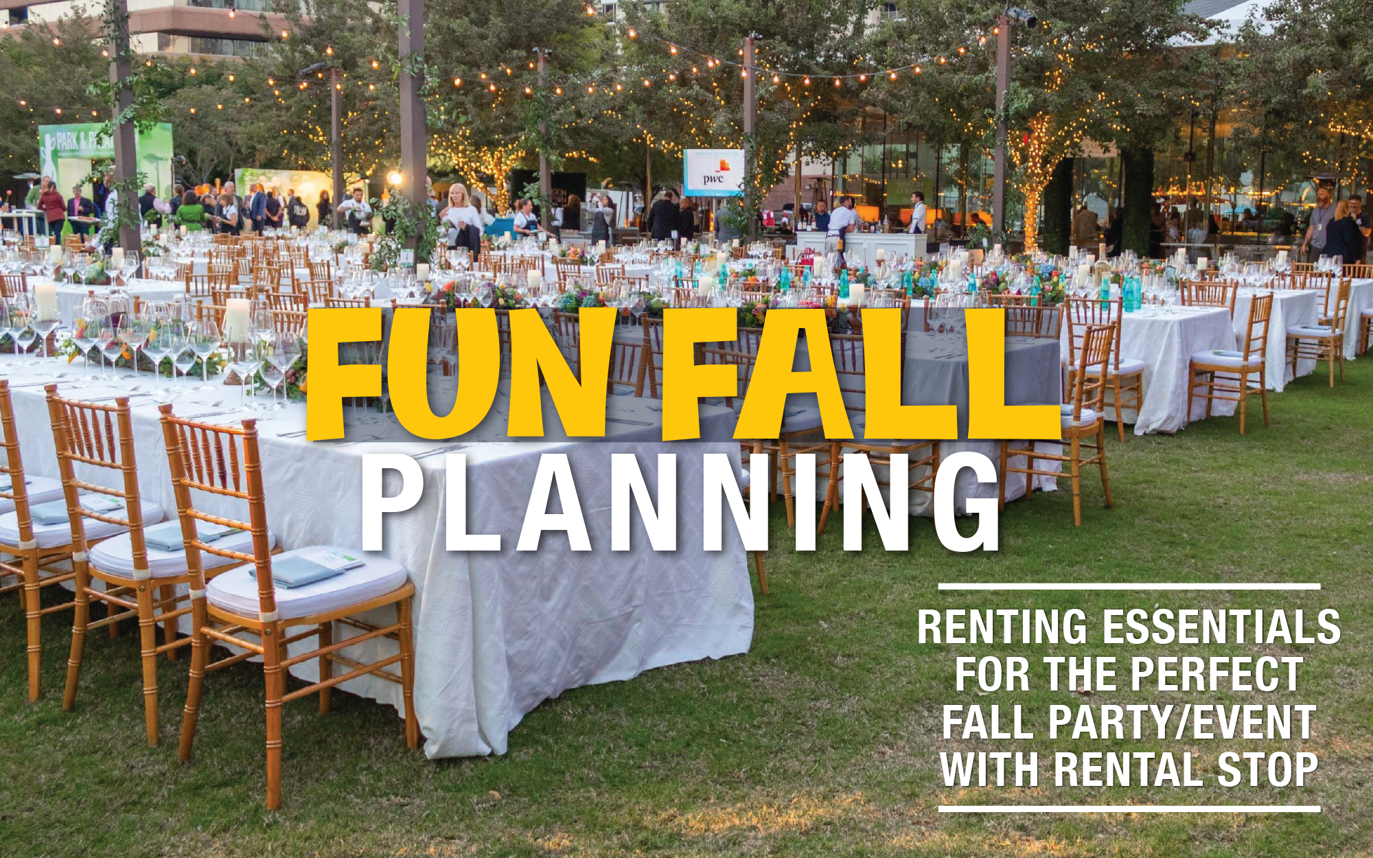 Renting Essentials for the Perfect Fall Party/Event with Rental Stop ...
